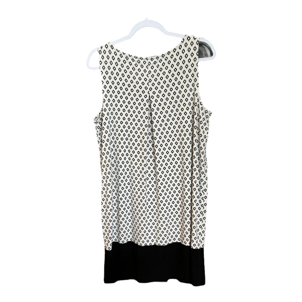 J. Jill Wearever Sleeveless Contrasting Knit Dress - Size Medium - Picture 3 of 9